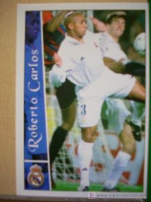 Cromos de Futebol: FICHA DE LA LIGA 2003. Nº 64. ROBERTO CARLOS // REAL MADRID C.F. // MC MUNDI CROMO SPORT
